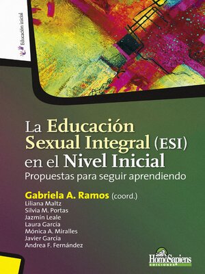 cover image of La Educación  Sexual Integral (ESI)  en el Nivel Inicial